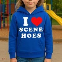 I Love Scene Hoes Kids Hoodie thumb 3