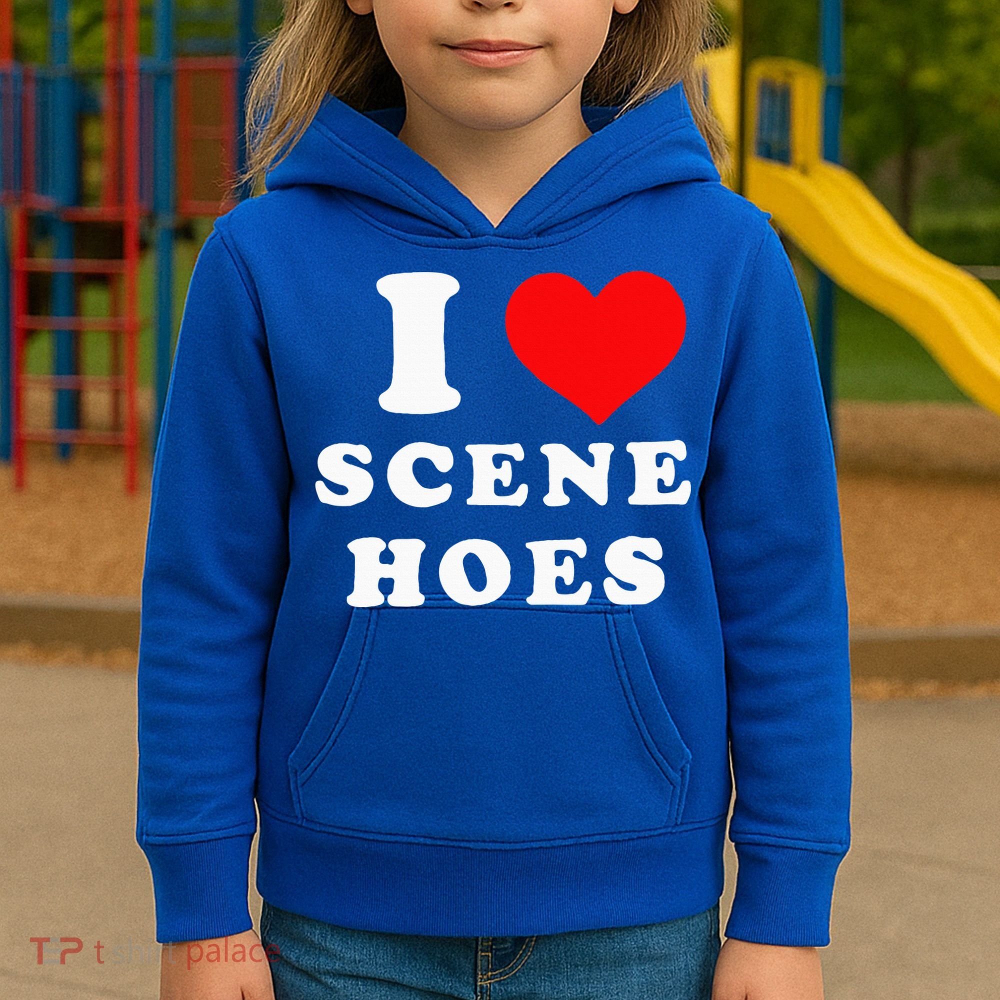 I Love Scene Hoes Kids Hoodie