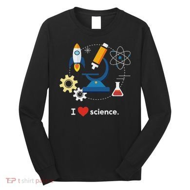 I Love Science Long Sleeve Shirt