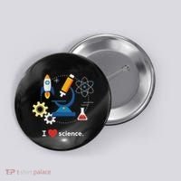 I Love Science Button thumb 0