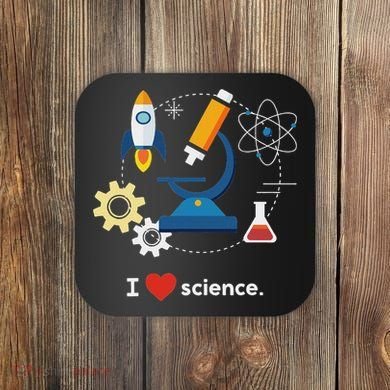 I Love Science Coaster