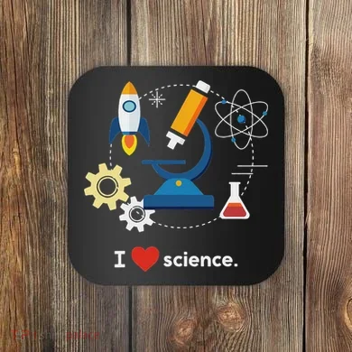 I Love Science Coaster