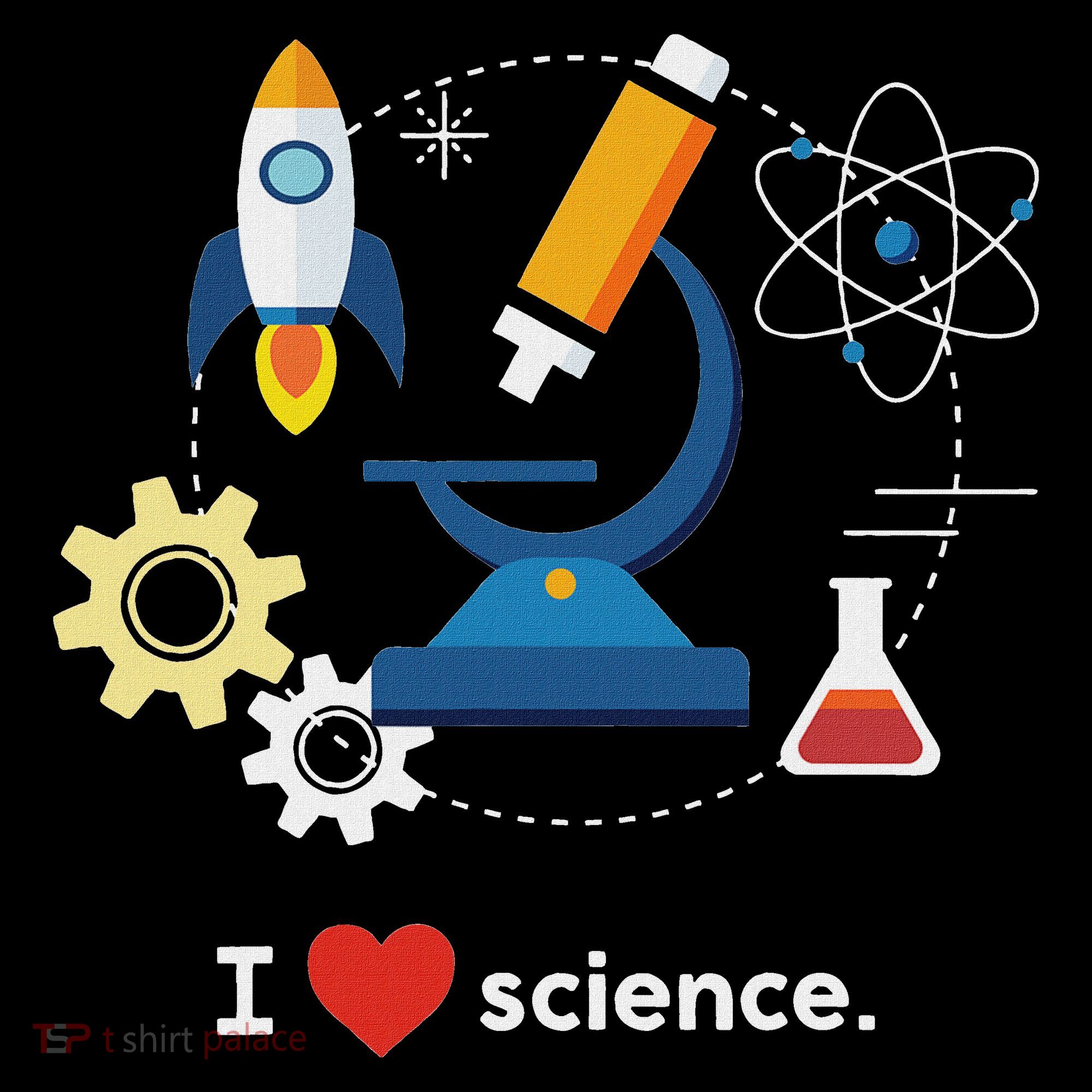 I Love Science Mousepad