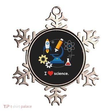 I Love Science Ornament
