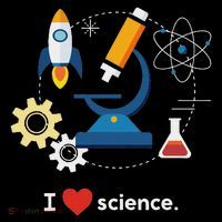 I Love Science Ornament thumb 1