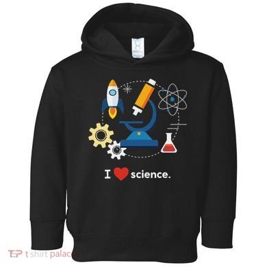 I Love Science Toddler Hoodie