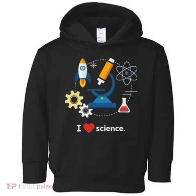 I Love Science Toddler Hoodie
