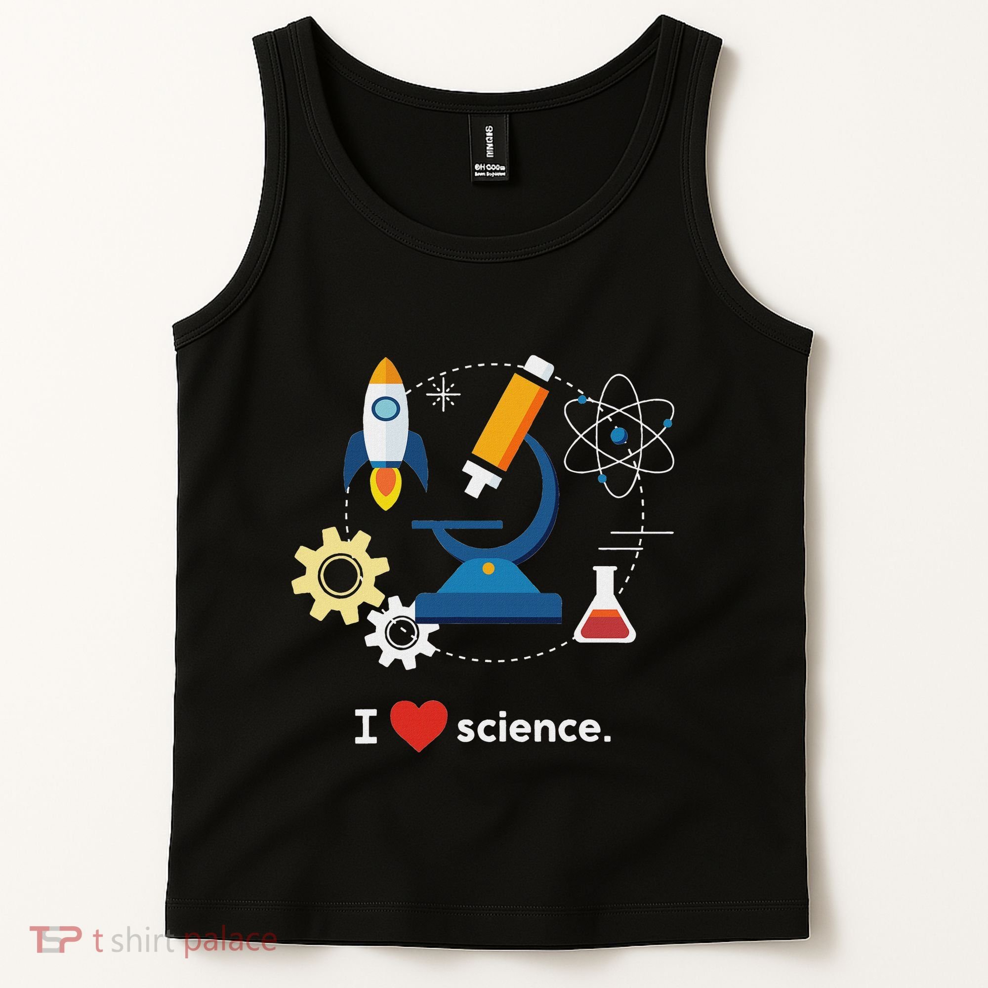 I Love Science Tank Top