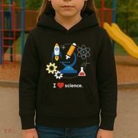 I Love Science Kids Hoodie thumb 3