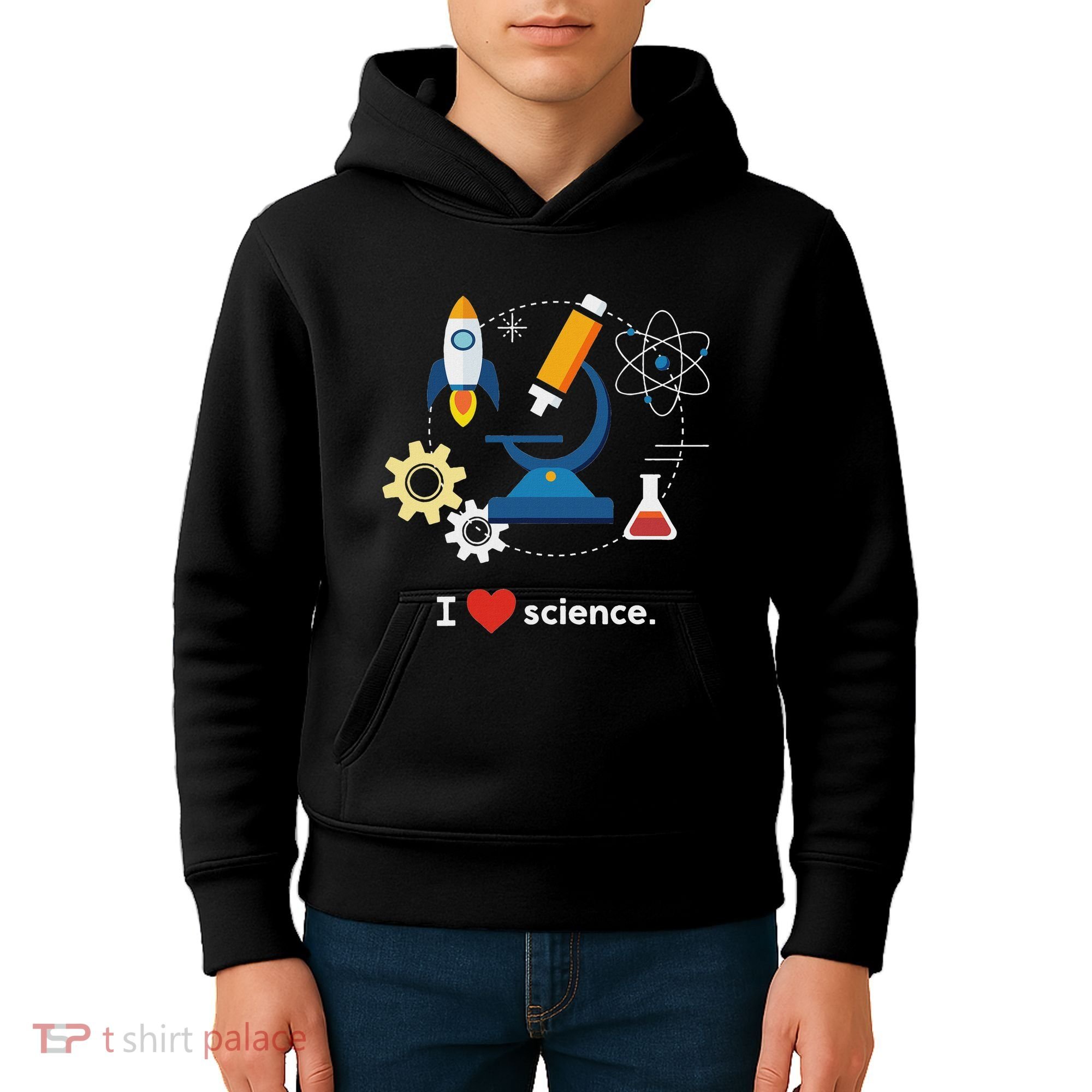 I Love Science Kids Hoodie