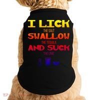 I Lick Swallow And Suck Alcohol Ing Gift Doggie Tank thumb 0