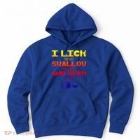 I Lick Swallow And Suck Alcohol Ing Gift Hoodie thumb 0