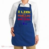 I Lick Swallow And Suck Alcohol Ing Gift Apron thumb 2