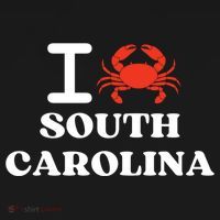 I Love South Carolina Crab Shellfish National Seafood Month Meaningful Gift Women's Hoodie thumb 2