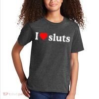 I Love Sluts I Heart Sluts Kids T-Shirt thumb 2