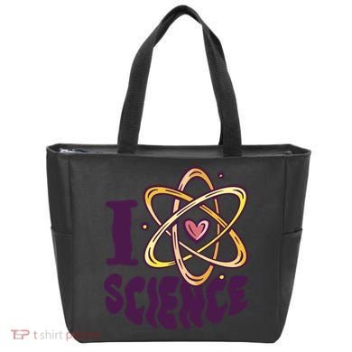 I Love Science Tote Bag