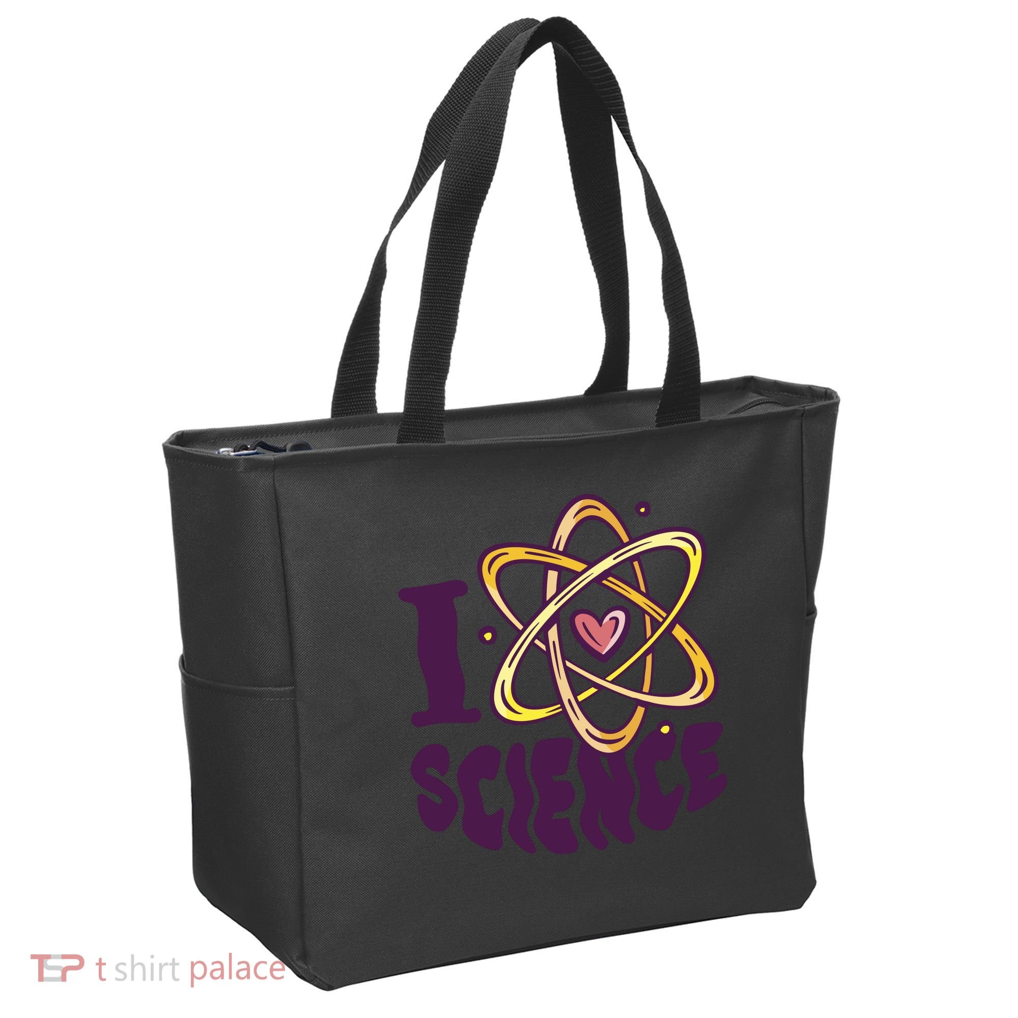 I Love Science Tote Bag