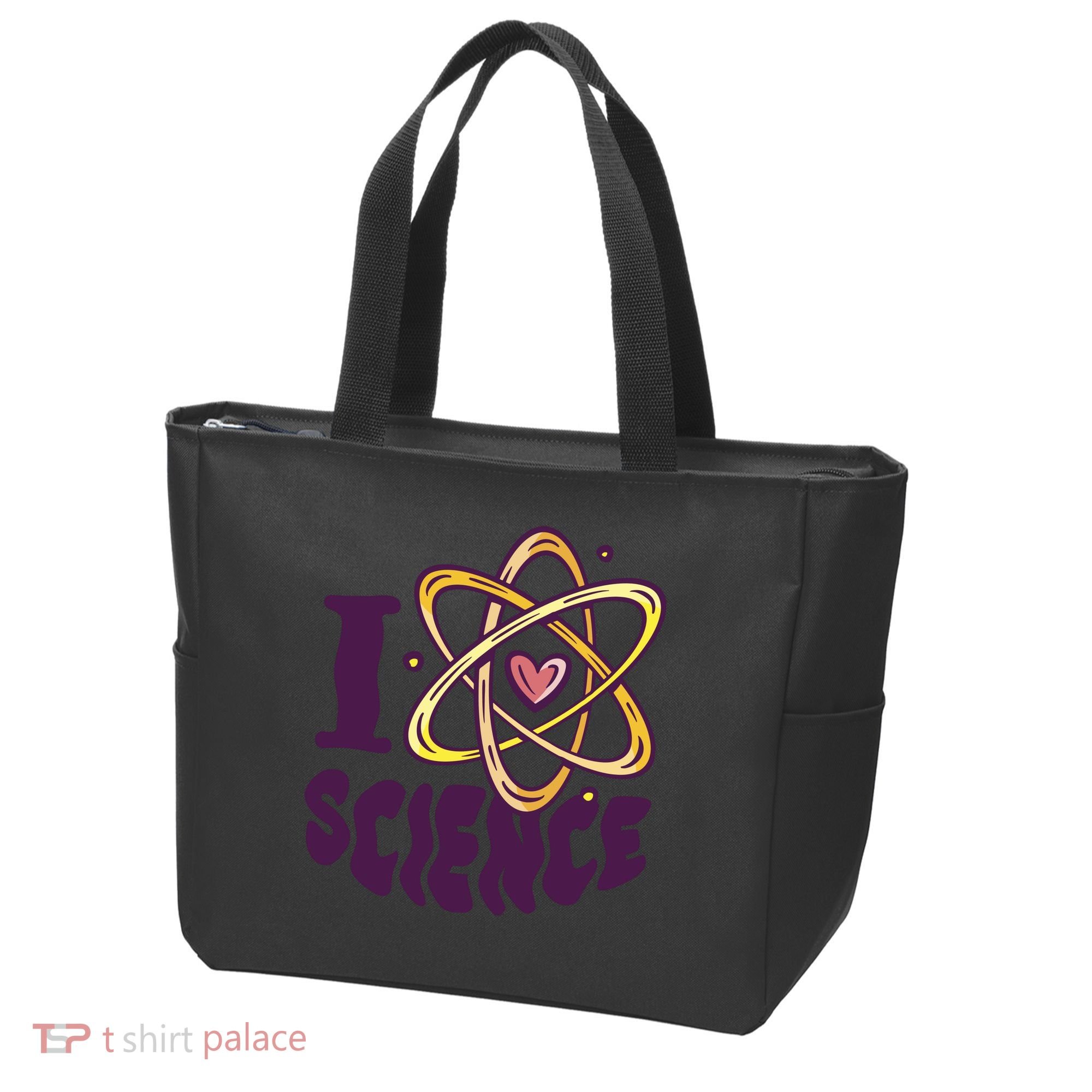 I Love Science Tote Bag