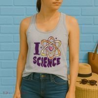 I Love Science Women's Tank Top thumb 2
