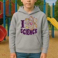 I Love Science Kids Hoodie thumb 2