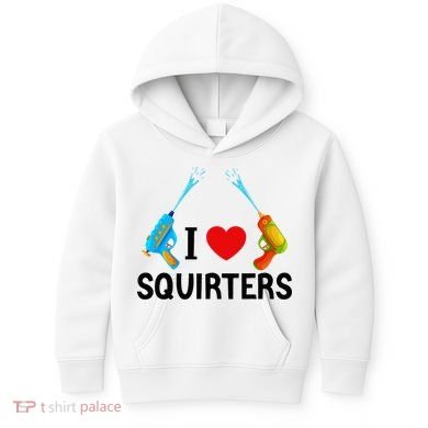 I Love Squirters Kids Hoodie