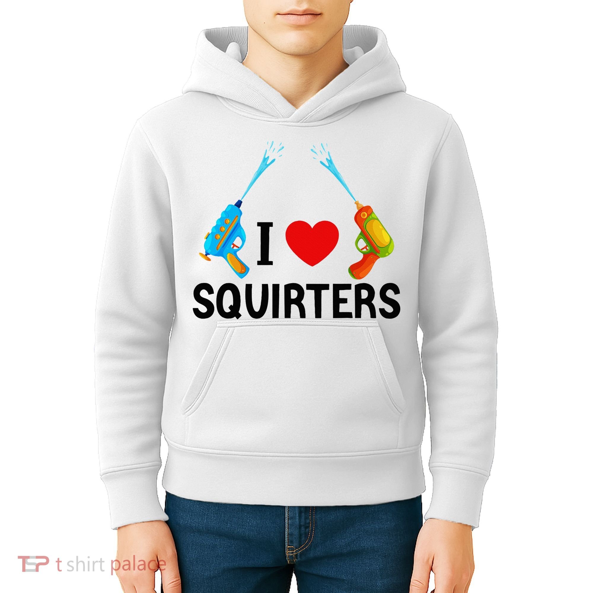 I Love Squirters Kids Hoodie