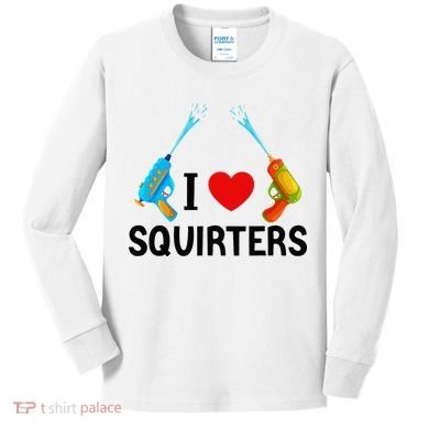 I Love Squirters Kids Long Sleeve Shirt