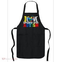 I Love Someone With Autism Autistic Awareness Apron thumb 0