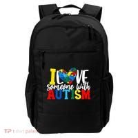 I Love Someone With Autism Autistic Awareness Backpack thumb 0