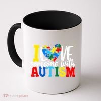 I Love Someone With Autism Autistic Awareness Coffee Mug thumb 0