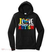 I Love Someone With Autism Autistic Awareness Women's Hoodie thumb 0