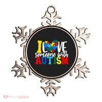 I Love Someone With Autism Autistic Awareness Ornament thumb 0