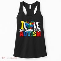 I Love Someone With Autism Autistic Awareness Women's Tank Top thumb 0