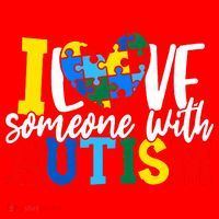 I Love Someone With Autism Autistic Awareness Santa Hat thumb 1