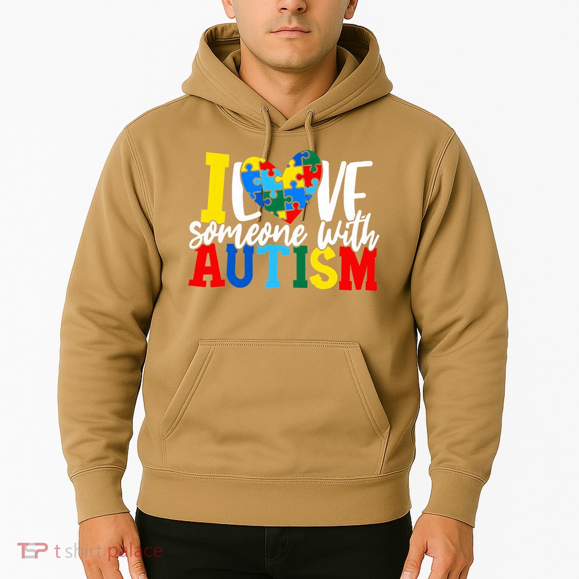 I Love Someone With Autism Autistic Awareness Hoodie