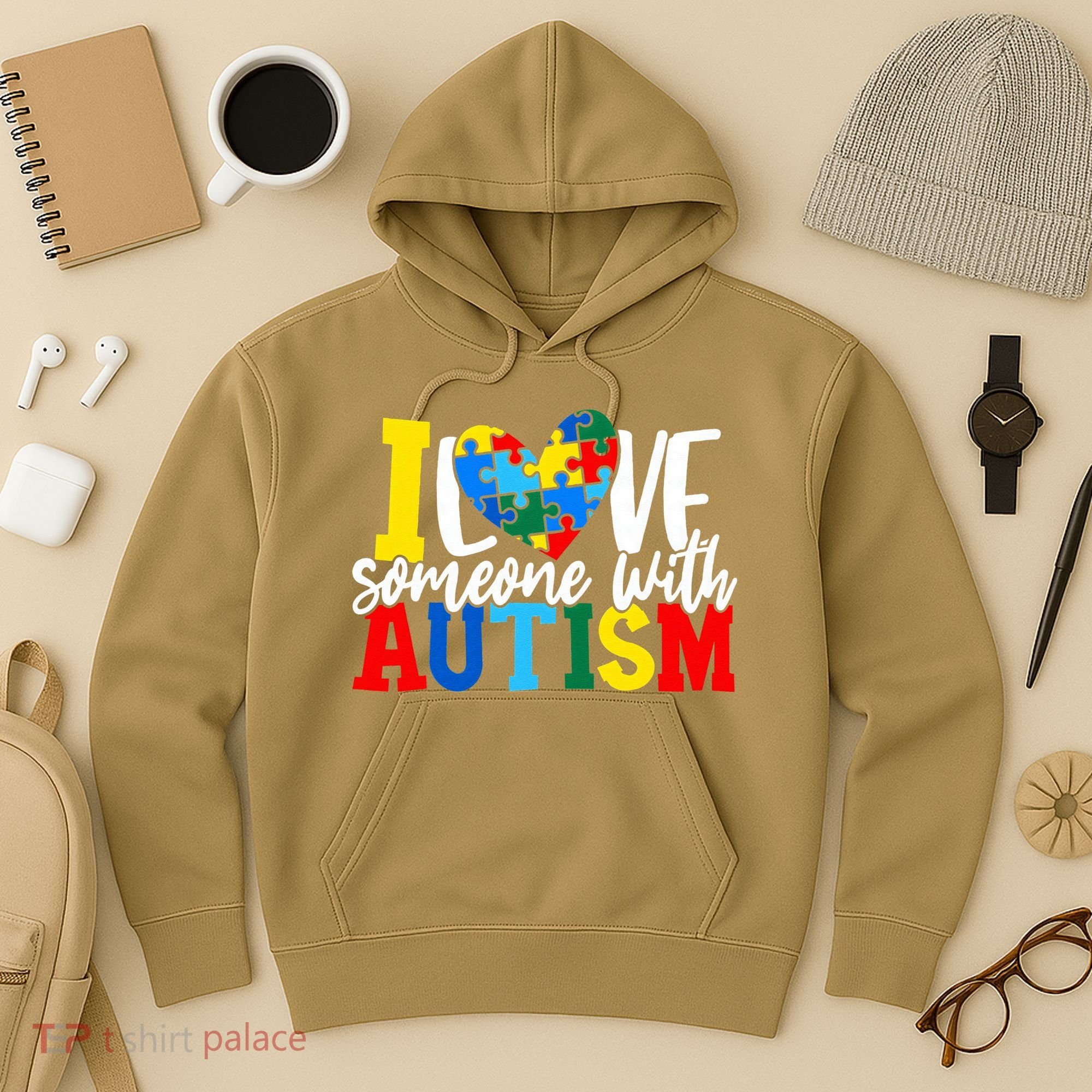 I Love Someone With Autism Autistic Awareness Hoodie