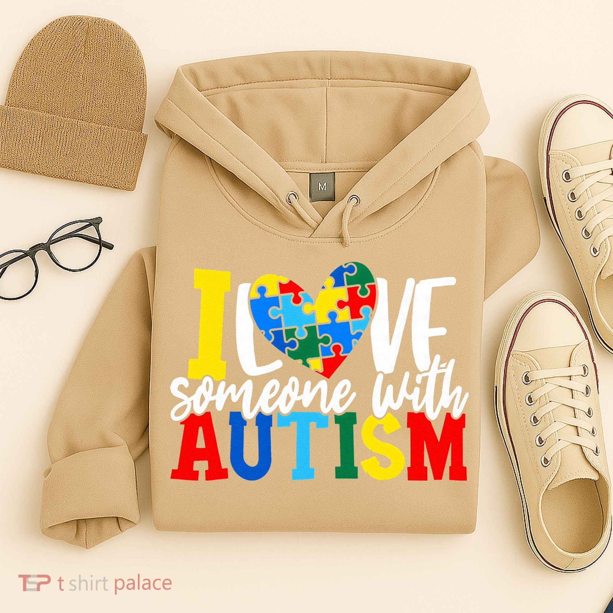 I Love Someone With Autism Autistic Awareness Hoodie