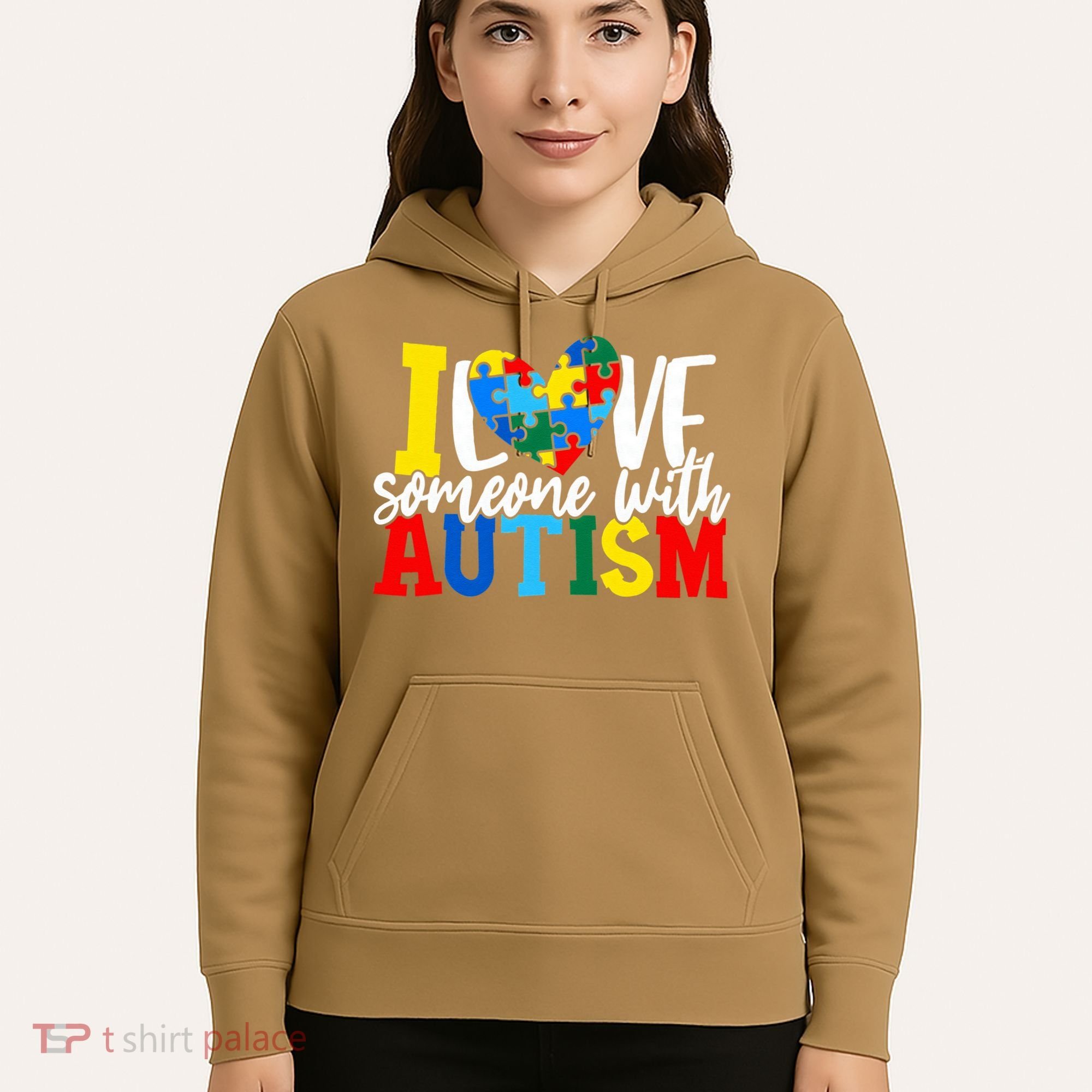 I Love Someone With Autism Autistic Awareness Hoodie