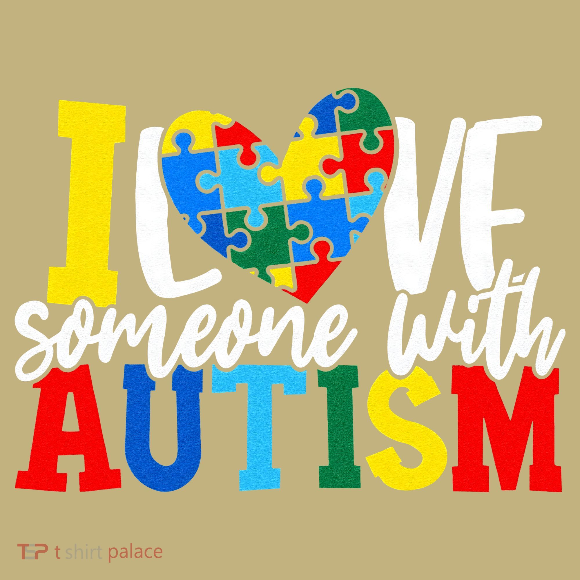 I Love Someone With Autism Autistic Awareness Sweatshirt