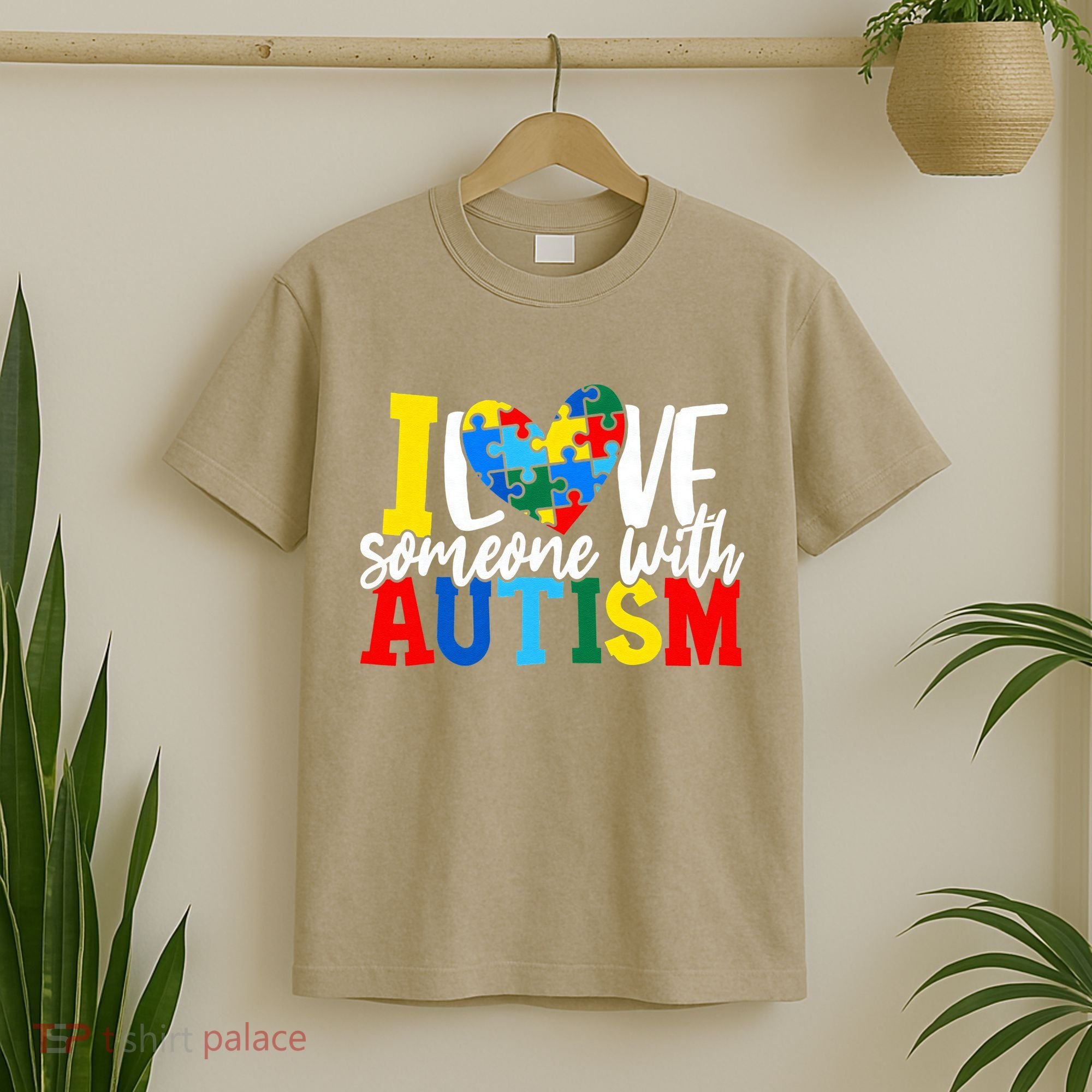 I Love Someone With Autism Autistic Awareness T-Shirt