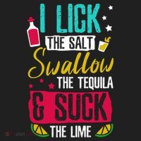 I Lick Swallow And Suck Tequila Gift Beanie thumb 2