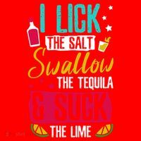 I Lick Swallow And Suck Tequila Gift Santa Hat thumb 1
