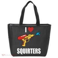 I Love Squirters Funny Water Gun Tote Bag thumb 0