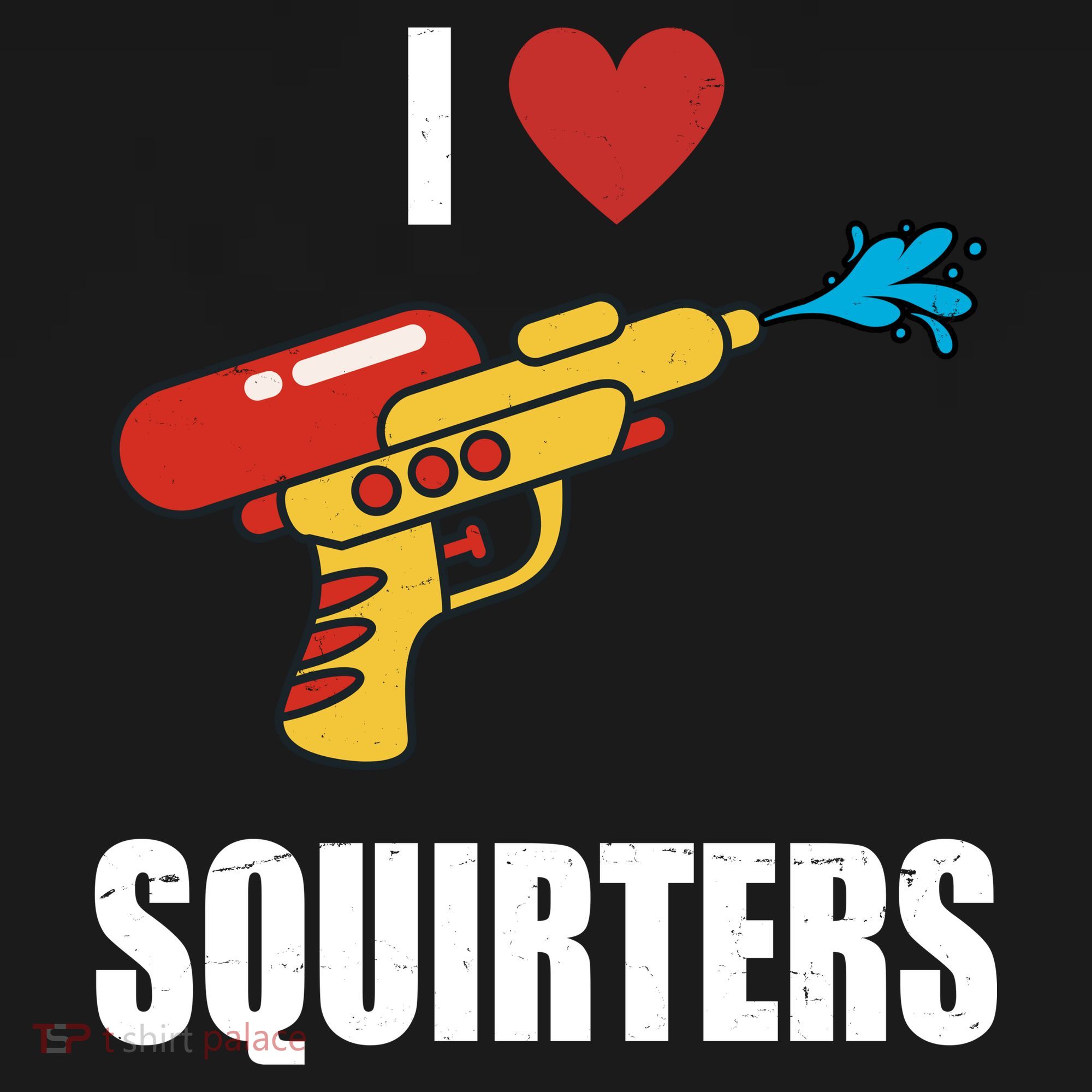 I Love Squirters Funny Water Gun Tote Bag