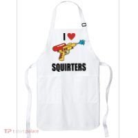I Love Squirters Funny Water Gun Apron thumb 0