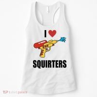 I Love Squirters Funny Water Gun Women's Tank Top thumb 0