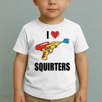 I Love Squirters Funny Water Gun Toddler T-Shirt thumb 2