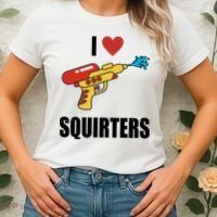 I Love Squirters Funny Water Gun Women's T-Shirt thumb 2
