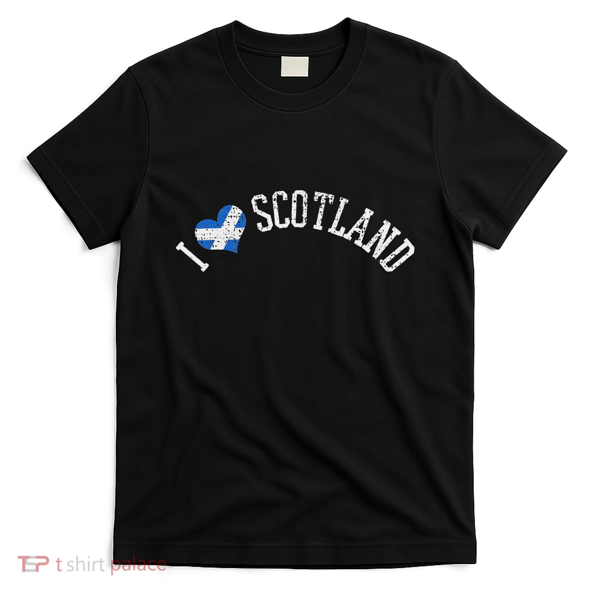 I Love Scotland Vintage Scottish Souvenirs Gift Vacation T-Shirt