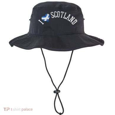 I Love Scotland Vintage Scottish Souvenirs Gift Vacation Bucket Hat